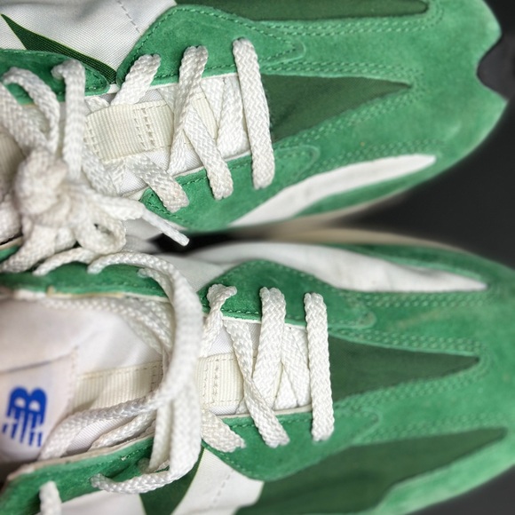 New Balance Classic Green and White Sneakers - Picture 4 of 6